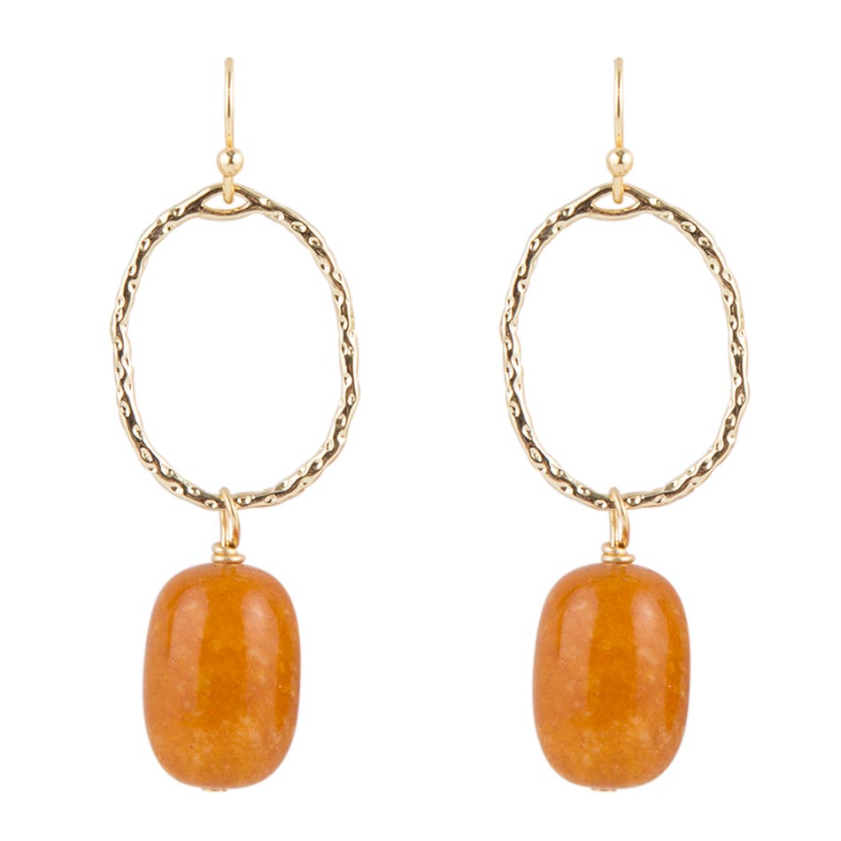 Honey Jades Drops Earrings - Barse Jewelry