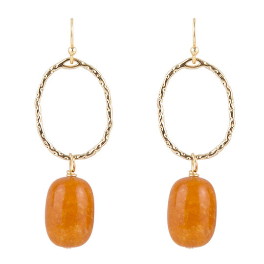 Honey Jades Drops Earrings