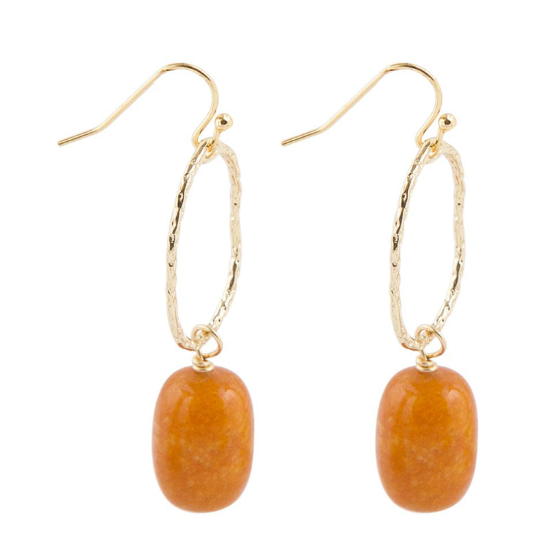 Honey Jades Drops Earrings - Barse Jewelry