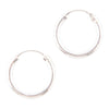 Hoop Sterling Silver Earrings - 16mm - Barse Jewelry