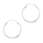 Hoop Sterling Silver Earrings - 16mm - Barse Jewelry