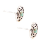 Hypnosis Turquoise and Sterling Silver Earrings - Barse Jewelry