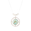 Hypnosis Turquoise and Sterling Silver Necklace - Barse Jewelry