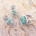 Hypnosis Turquoise and Sterling Silver Ring - Barse Jewelry
