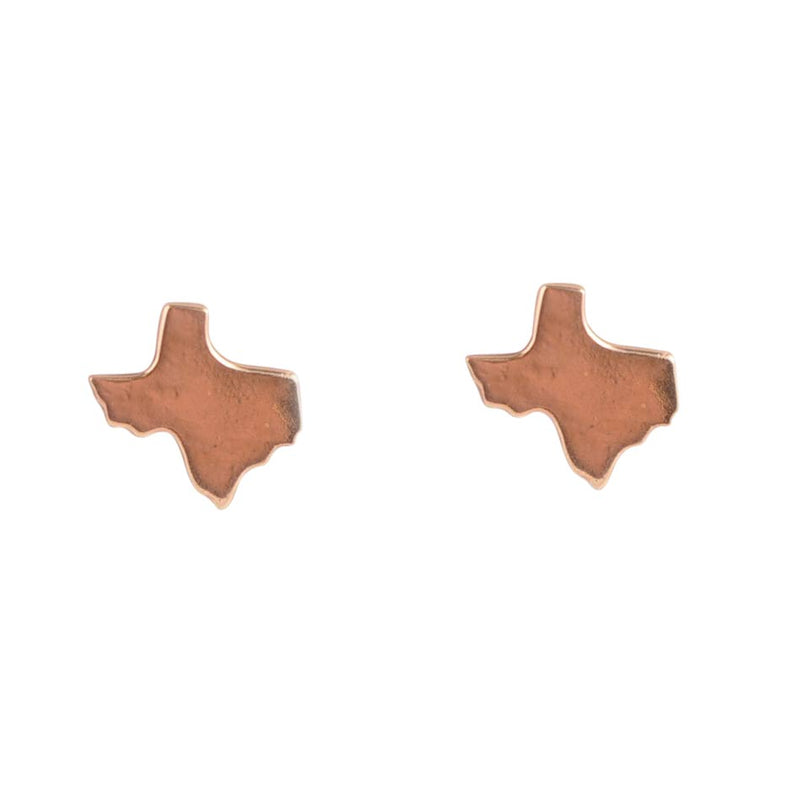 I Love Texas Copper Earrings - Barse Jewelry