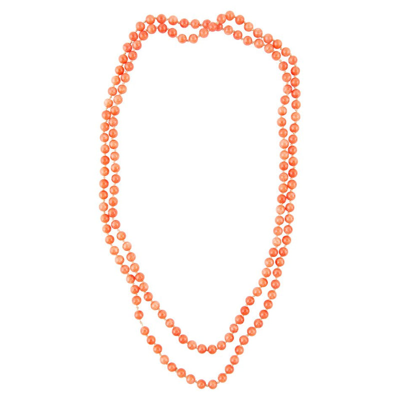 Immeasurable Bead Necklace-Melon Jade - Barse Jewelry