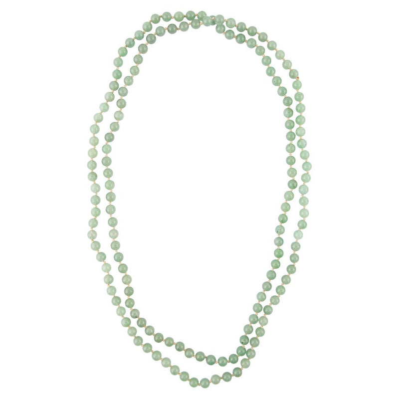 Immeasurable Bead Necklace - Olive Jade - Barse Jewelry