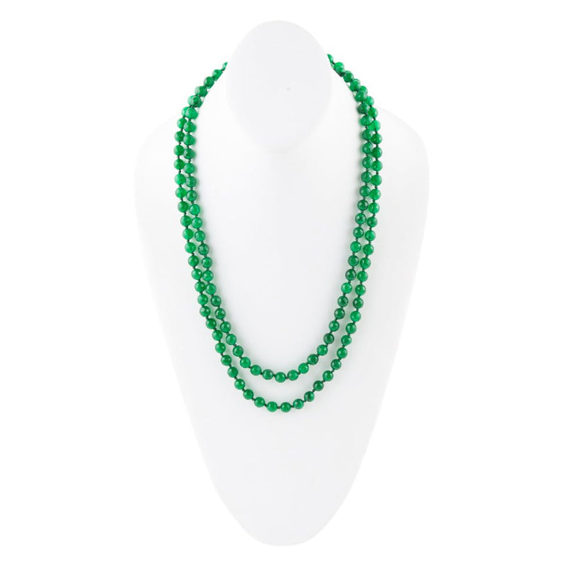 Immeasurable Green Onyx Wrap Necklace - Barse Jewelry
