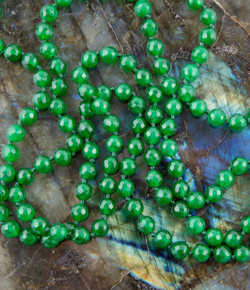 Immeasurable Green Onyx Wrap Necklace - Barse Jewelry