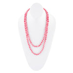 Immeasurable Pink Jade Wrap Necklace - Barse Jewelry