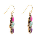 In Bloom Turquoise Multi-Stone Earrings - Barse Jewelry