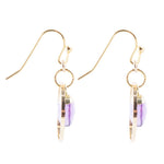 In The Loop Amethyst Earrings - Barse Jewelry