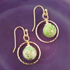 In The Loop Green Jasper Earrings - Barse Jewelry