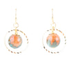 In The Loop Ocean Jade Earrings - Barse Jewelry