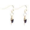 In The Loop Onyx Earrings - Barse Jewelry