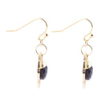 In The Loop Onyx Earrings - Barse Jewelry