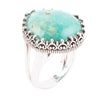 Intricate Green Turquoise and Sterling Silver Ring - Barse Jewelry