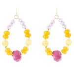 Iris Lilac Jade Earrings - Barse Jewelry