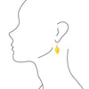 Iris Yellow Jade Drop Earrings - Barse Jewelry