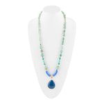 Isla Blue Jasper Pendant Necklace - Barse Jewelry