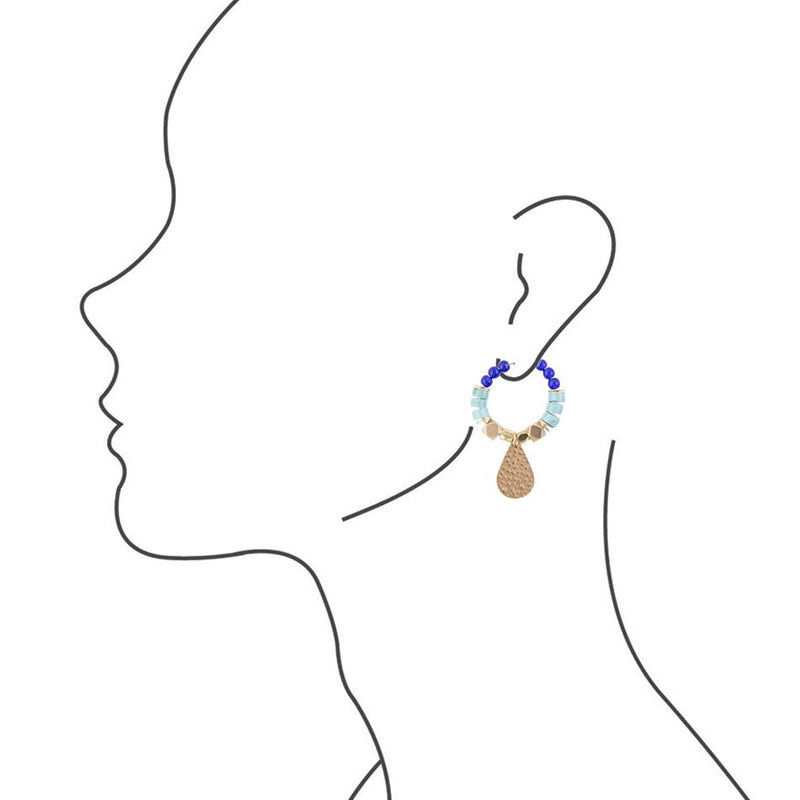 Isla Hoop Earring - Barse Jewelry