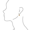 Jasper Roped Earrings - Bronze - Barse Jewelry