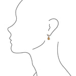 Jasper Roped Earrings - Bronze - Barse Jewelry