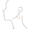 Joyful Copper Hematite Hoop Earring - Barse Jewelry