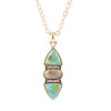 Labradorite and Turquoise Pendant Necklace - Barse Jewelry