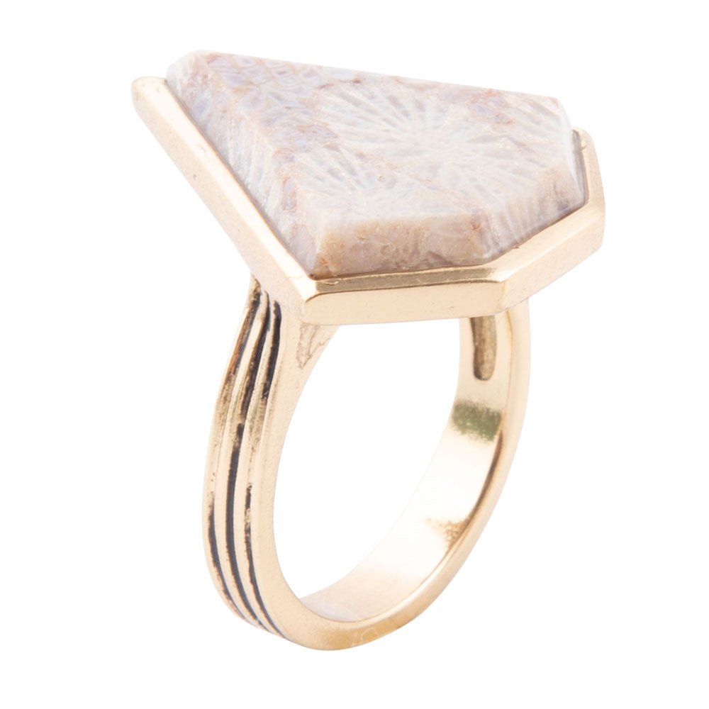 Lafayette Fossilized Coral Ring - Barse Jewelry