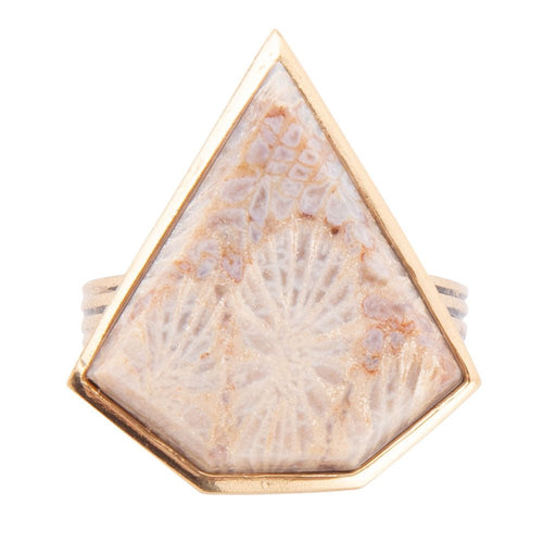 Lafayette Fossilized Coral Ring - Barse Jewelry