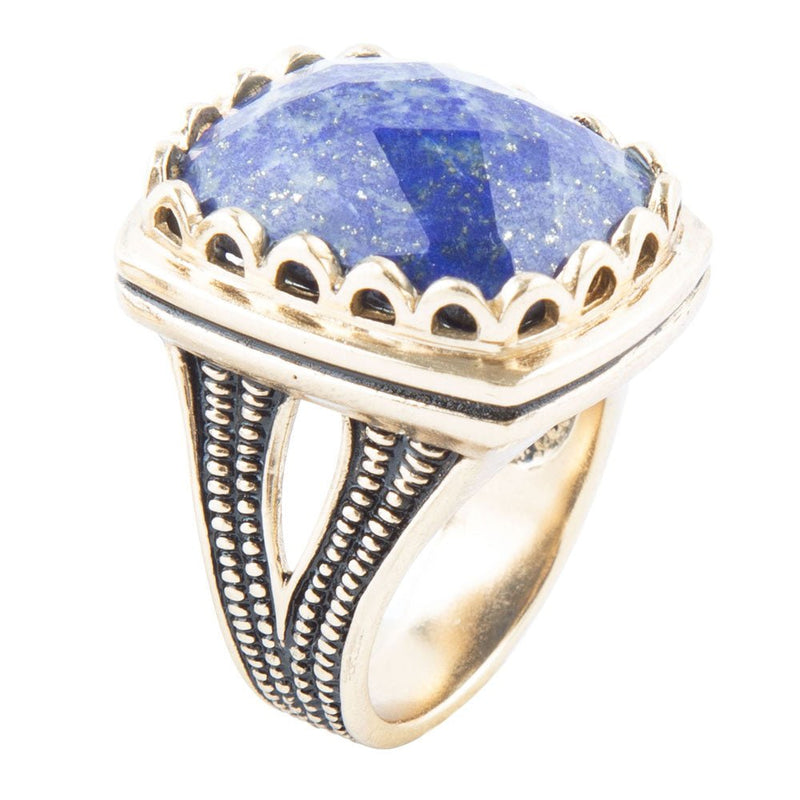 Lapis Cocktail Ring - Barse Jewelry