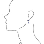 Lapis Double Drop Post Earrings - Barse Jewelry