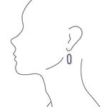 Lapis Endless Loop Earrings - Barse Jewelry