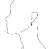 Lapis Post Earring - Bronze - Barse Jewelry
