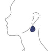 Lapis Slab Drop Earrings - Barse Jewelry