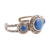 Lapis Trifecta Cruff Bracelet - Barse Jewelry