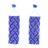 Lapis Woven Seed Bead Earrings - Barse Jewelry