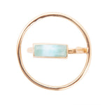 Larimar Floating Bar Ring - Barse Jewelry