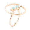 Larimar Floating Bar Ring - Barse Jewelry