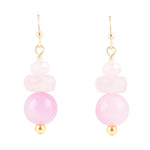 Lilac Jade Drop Earrings - Barse Jewelry