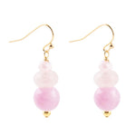 Lilac Jade Drop Earrings - Barse Jewelry
