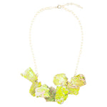 Lime Jasper Slab Necklace - Barse Jewelry