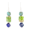 Lime Spritz Lapis and Turquoise Drop Earrings - Barse Jewelry