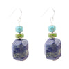 Lime Spritz Lapis and Turquoise Slab Earrings - Barse Jewelry