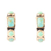 Lime Spritz Turquoise Hoop Earrings - Barse Jewelry