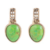 Lime Turquoise Post Earrings - Barse Jewelry