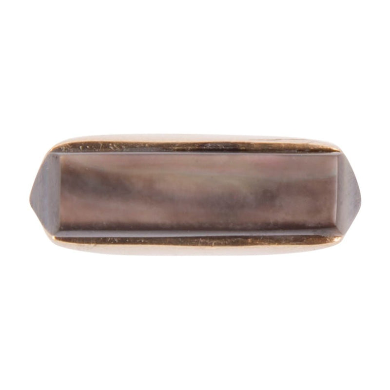 Linear Ring - Black Mother of Pearl - Barse Jewelry