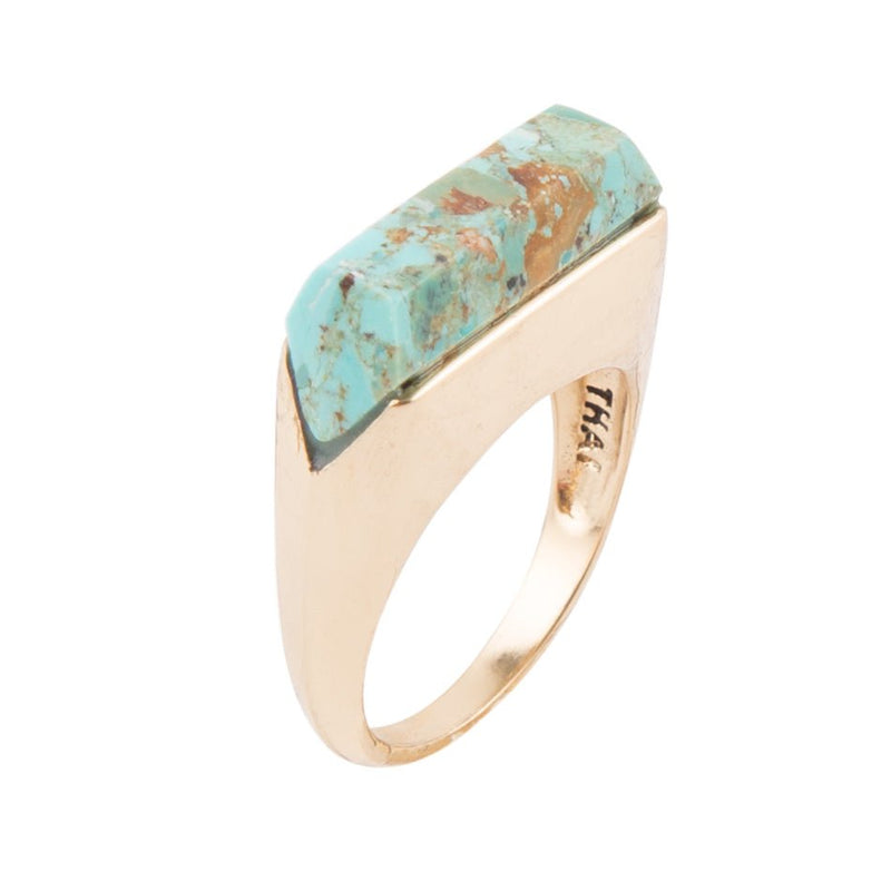 Linear Ring - Turquoise - Barse Jewelry