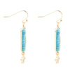 Little Bit Turquoise Cross Earrings - Barse Jewelry
